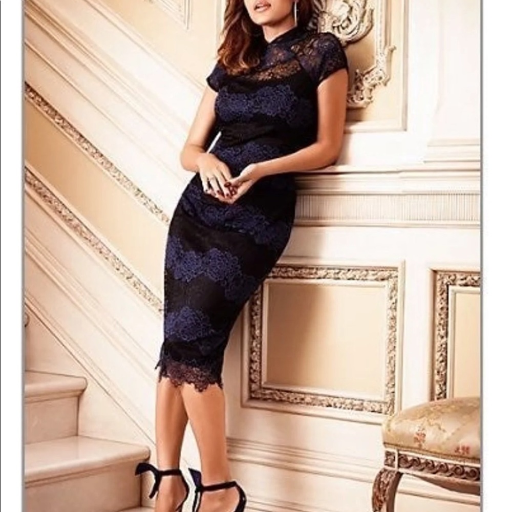 Eva Mendes Jordana lace dress